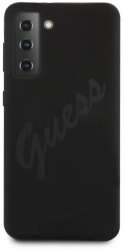 Husa de protectie Guess pentru Samsung Galaxy S21+ 5G Vintage Script Negru 