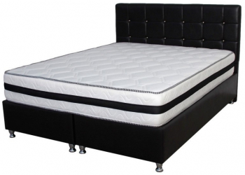 Saltea Memory Foam cu arcuri Azalee Salt Confort 140x200x25 cm plasa de arcuri strat memory fermitate medie spre tare 