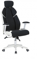 Scaun directorial HM Chrono alb - negru 