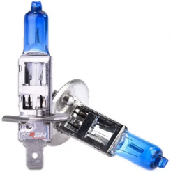 Set 2 Becuri Auto halogen H1 100W Xenon Look 12V 5000K BZRSH 