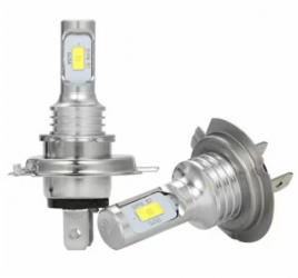 Set 2 becuri auto LED H7 12V 4000LM 6000K 55W BZRSH 