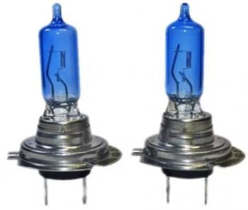 Set 2 becuri auto Profesional Skyline Xenon Effect H7 12V 100W 5000k ultra white 