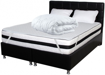 Set Avantaj Saltea Memory Foam Crin + doua perne microfibra + husa hipoalergenica +Pilota microfibra iarna 200x200 180x200x25 