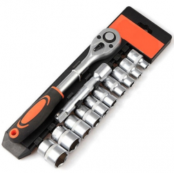 Set12x chei tubulare cu clichet 4mm-13mm 