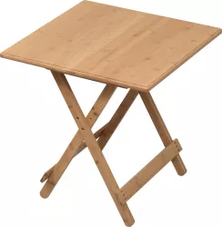 Masa pliabila bambus natur Denice 58x58x60 cm