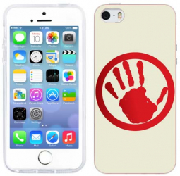 Husa iPhone 5S iPhone 5 Silicon Gel Tpu Model Stop Hand 