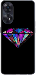 Husa Oppo Reno 8T 4G Silicon Gel Tpu Model Diamond Black 