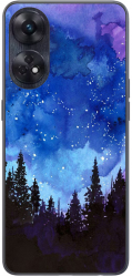 Husa Oppo Reno 8T 4G Silicon Gel Tpu Model Night Forest 