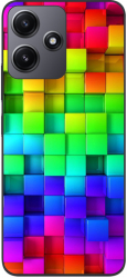 Husa compatibila cu Xiaomi Redmi 12 5G Silicon Gel Tpu Model Colorful Cubes 