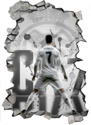 Sticker decorativ Fotbalist 84 cm 8791ST-3 