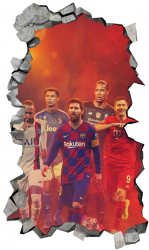 Sticker decorativ Fotbalist 89 cm 8914ST-1 