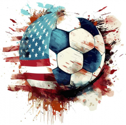 Sticker decorativ Minge Fotbal 60 cm 10128ST-3 