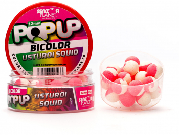 Pop-up bicolor usturoi & squid 12mm 25g 