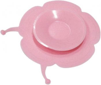 Protectie tip ventuza anti-alunecare din silicon pentru vesela copii Pink