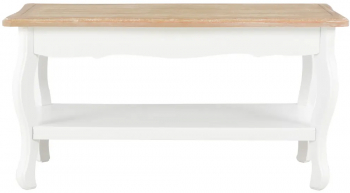 vidaXL Masuta de cafea alb si maro 87 5x42x44 cm lemn masiv de pin 