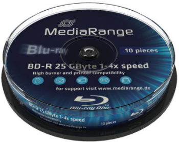 Blu-Ray MediaRange BD-R 25Gb 4X - 10buc 