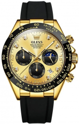 Ceas barbatesc de mana Olevs Elegant Luxury Quartz Cronograf Data Analog Casual Fashion 