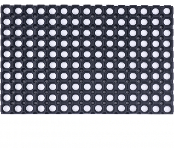 Covoras intrare 40 x 60 cm dreptunghiular cauciuc negru 