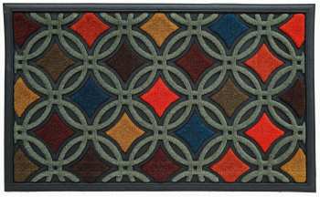 Covoras intrare 60 x 90 cm dreptunghiular Scrape multicolor 