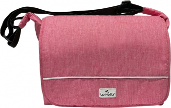Geanta Lorelli Baby Care pentru maternitate 4 buzunare si sistem pentru atasare pe carucior 40 x 35 x 17 cm Pink citrus 