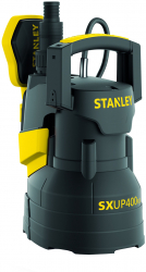 Pompa submersibila apa curata Stanley SXUP400PCE 400W 9000 l/h inaltime maxima de refulare 8 m absorbtie 7 m presiune maxima 0.8 bar 