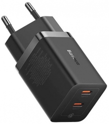 Incarcator rapid Baseus GaN5 Pro 2x USB-C 40W Negru 