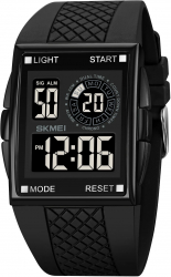 Ceas sport Skmei Digital Casual Electronic Alarma Cronometru Negru 