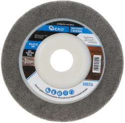 Disc abraziv cu fleece pentru slefuit 125 mm Geko G00316 