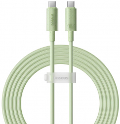 Cablu Baseus Habitat Series Incarcare rapida USB-C la USB-C 100W 2m Verde 