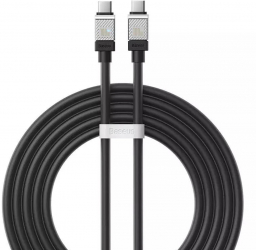 Cablu de Date Type-C la Type-C Super Fast Charging PD100W 2m Baseus CoolPlay Series (CAKW000301) Black 