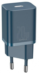 Incarcator Retea Super Si Fast Charger Usb Type-c Putere 20w Albastru - Ccsup-b03 