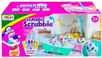 Set creativ Animalute care pot fi desenate si spalate 