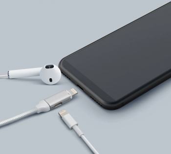 Cablu de date - 2 in 1 iPhone lightning 