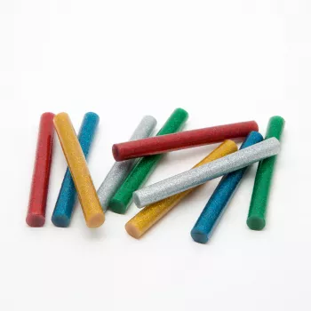 Baton termoadeziv - 11 mm - colorat glitter 