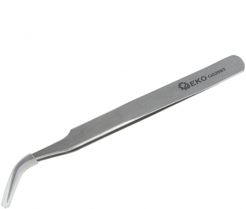 Penseta de precizie cu varf curbat 120 mm Geko G02693 