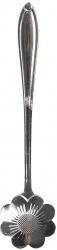 Set 12 lingurite metal argintiu 12x3 cm