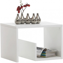 FMD Masa de cafea 2-in-1 59 1 x 35 8 x 37 8 cm alb 