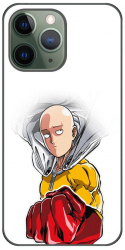 Husa compatibila cu Apple iPhone 11 Pro Silicon Gel Tpu Model One Punch Man Saitama 