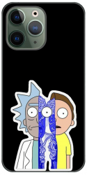 Husa compatibila cu Apple iPhone 11 Pro Silicon Gel Tpu Model Rick And Morty Connected 