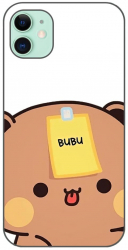 Husa compatibila cu Apple iPhone 11 Silicon Gel Tpu Model Bubu 