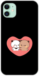 Husa compatibila cu Apple iPhone 11 Silicon Gel Tpu Model Bubu Dudu In Heart 