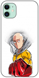 Husa compatibila cu Apple iPhone 11 Silicon Gel Tpu Model One Punch Man Saitama 