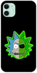 Husa compatibila cu Apple iPhone 11 Silicon Gel Tpu Model Rick And Morty Alien 