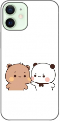 Husa compatibila cu Apple iPhone 12 Mini Silicon Gel Tpu Model Bubu Dudu Fight 