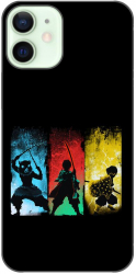 Husa compatibila cu Apple iPhone 12 Mini Silicon Gel Tpu Model Demon Slayer Team 