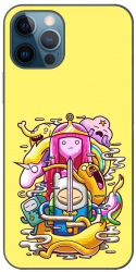 Husa compatibila cu Apple iPhone 12 Pro Max Silicon Gel Tpu Model Adventure Time Poster 