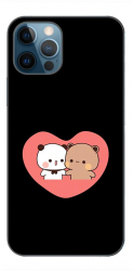 Husa compatibila cu Apple iPhone 12 Pro Max Silicon Gel Tpu Model Bubu Dudu In Heart 