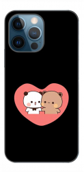 Husa compatibila cu Apple iPhone 12 Pro Silicon Gel Tpu Model Bubu Dudu In Heart