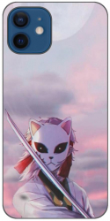 Husa compatibila cu Apple iPhone 12 Silicon Gel Tpu Model Demon Slayer Sabito 