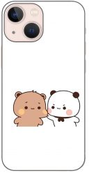 Husa compatibila cu Apple iPhone 13 Mini Silicon Gel Tpu Model Bubu Dudu Fight 